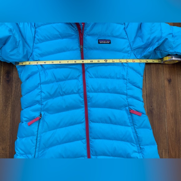 Patagonia Kids Bright Blue Puffer Jacket XL - Picture 4 of 8